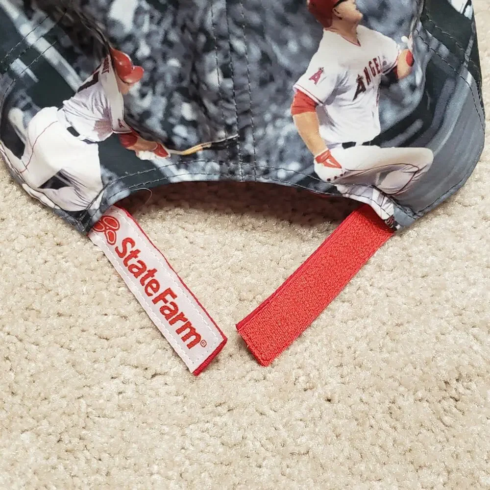 LA Angels Hat Cap Adult Mike Trout Baseball SGA 2015 AOP State Farm Sixth Man